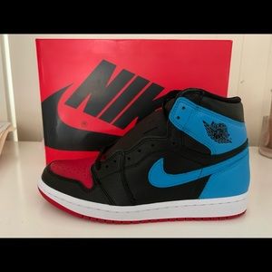 Jordan 1 og retro NC/CHI size 9 wms